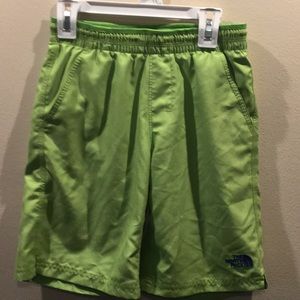 North Face swim shorts size 7/8 boys. Gently used